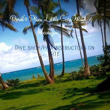 Derek's Place Eco-Lodge Little Corn Island Buitenkant foto