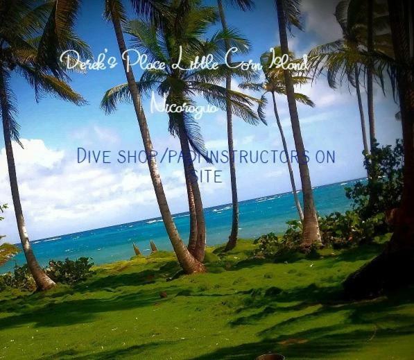 Derek's Place Eco-Lodge Little Corn Island Buitenkant foto
